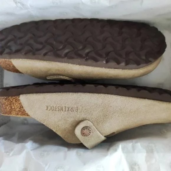 Birkenstock Clog Taupe Suede - US size 8-8.5 - Picture 3 of 12
